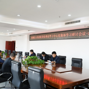 南阳社旗县法院召开10月份党组理论学习中心组专题学习研讨会 ...