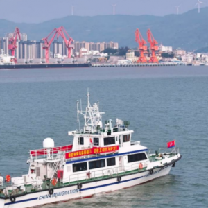 浙江台州首艘新型边检执法艇正式归建